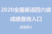 英语四级考试成绩查询2020下半年_2020下半年英语四级考试成绩查询入口