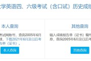 大学生英语四级成绩查询入口六月的(大学生英语四级成绩查询入口)