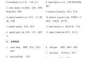 高中英语必修3词汇表(高中英语必修词汇表人教版)