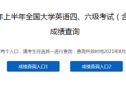 英语四级成绩查询时间2023上半年(英语四级成绩查询时间2018)