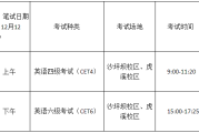 大学英语四级报名时间官网(大学英语四级报名时间)