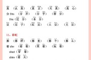 小学语文一年级下册生字表(小学语文一年级下册生字表词条)