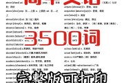 高中英语单词表3500词必背音频mp3(高中英语单词表3500词必背音频)