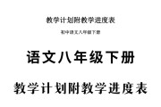 初中语文人教版第一册教学计划电子书_初中语文人教版第一册教学计划