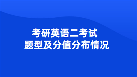 考研英语题型及分值英语一的简单介绍