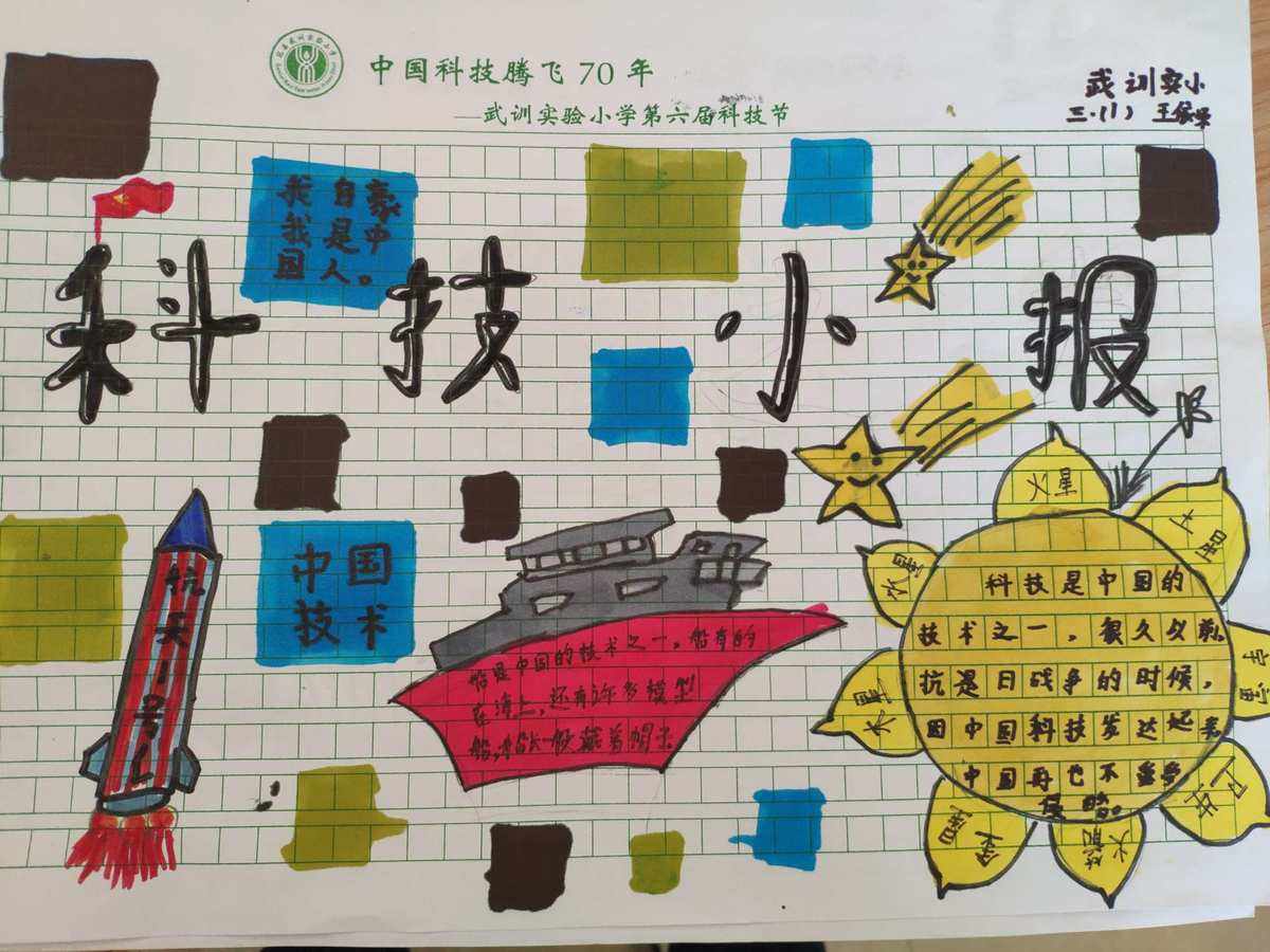 三年级小学生简单的手抄报数学_三年级小学生简单的手抄报