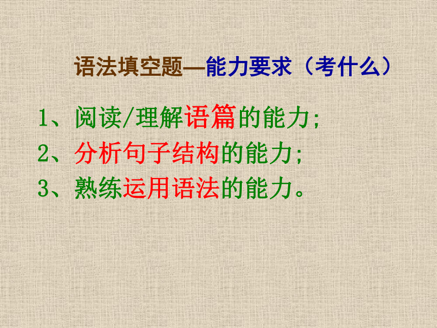 高中英语语法填空课件_高中英语语法填空专题训练及答案