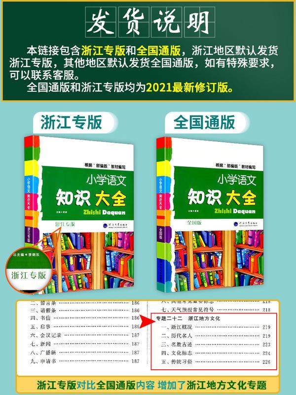 福建专版小学语文知识大全的简单介绍