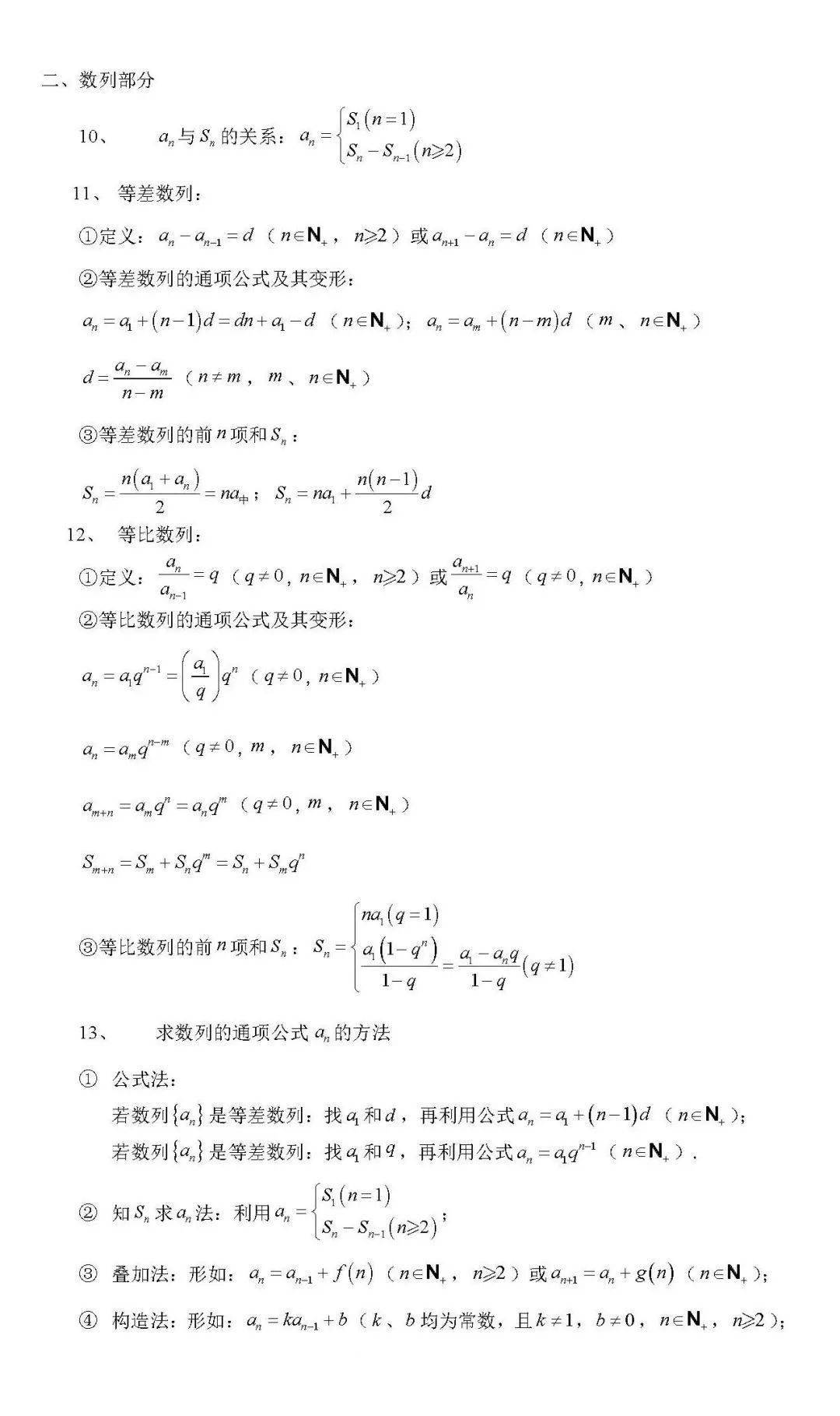 高中数学题型归纳及方法总结(高中数学题型归纳及方法)