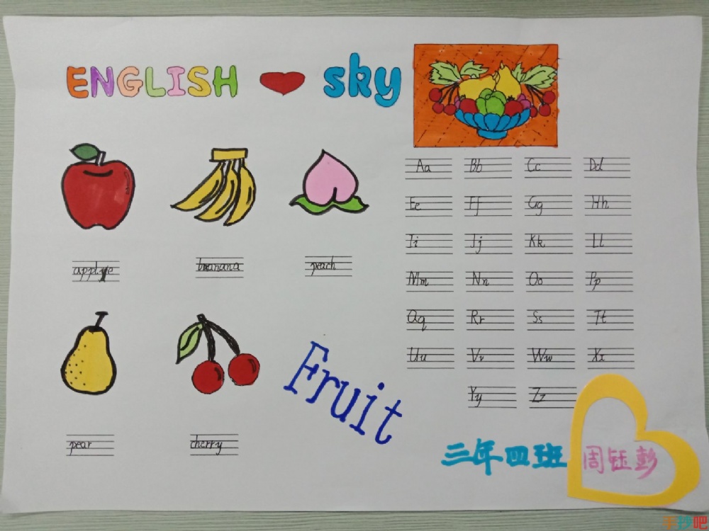 三年级英语手抄报大全_三年级英语手抄报大全 简笔画