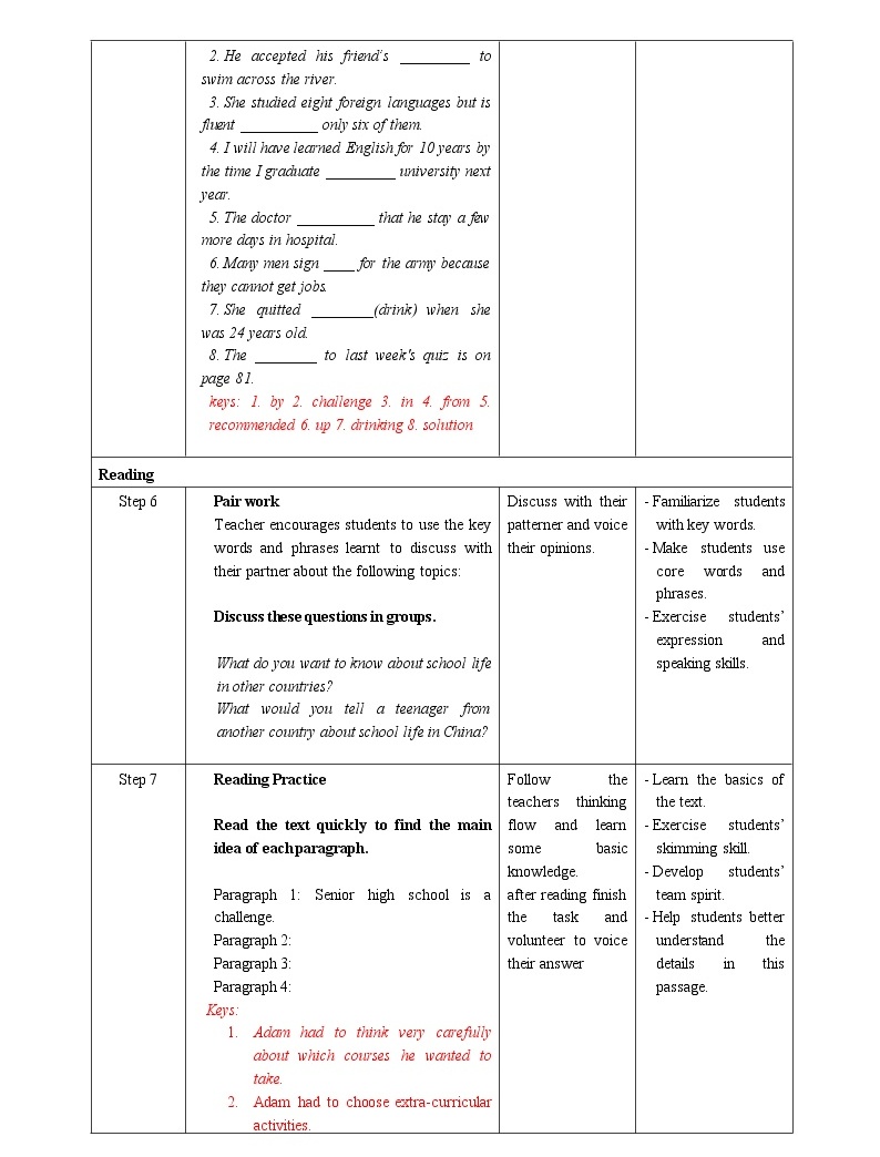 新版外研社高中英语必修一教案(高中英语必修一教案)