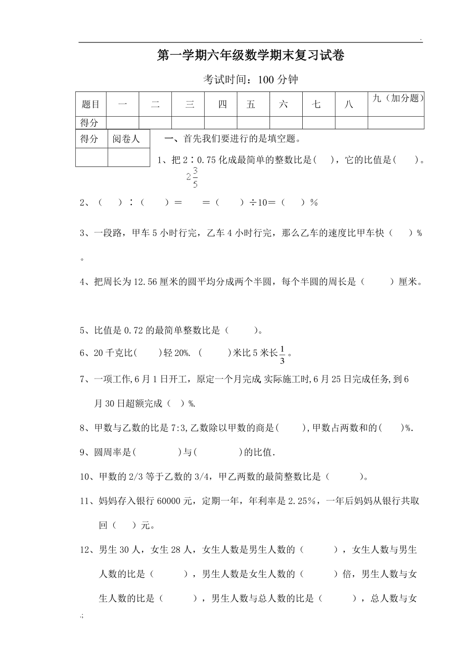 小学六年级数学方程式题库(小学六年级数学题库)