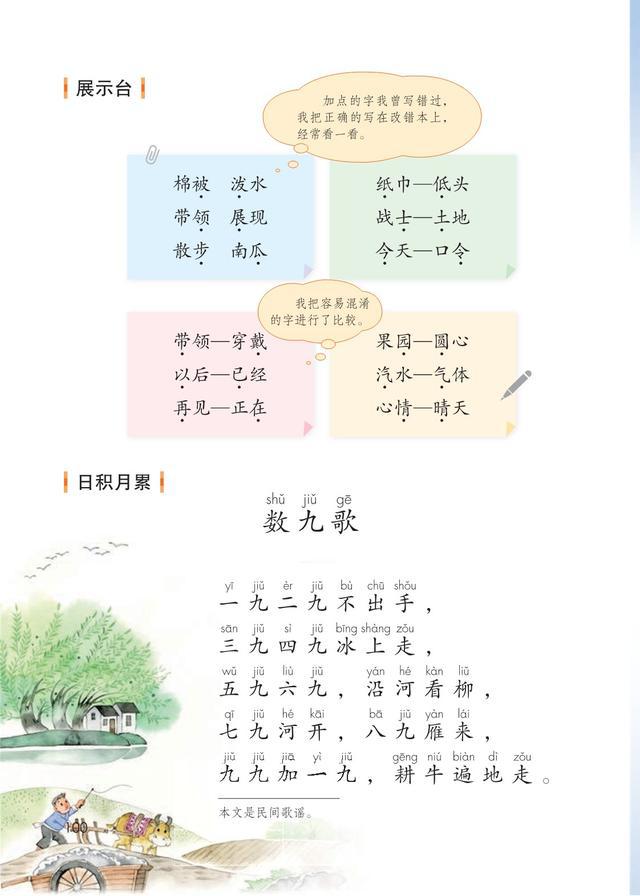 小学二年级语文课本上册需要会写的生字_小学二年级语文课本上册