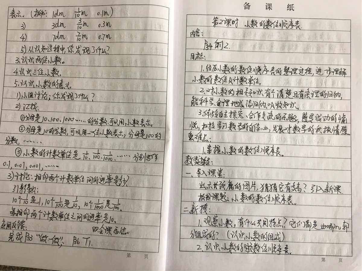 小学数学听课记录手写图片大全(小学数学听课记录手写图片)