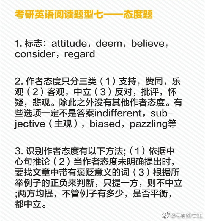 考研英语一都有哪些题型_考研英语一有哪些题型各多少分