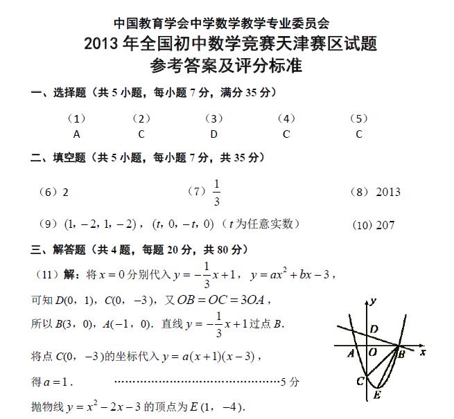 初中数学竞赛知识点总结(初中数学竞赛内容)