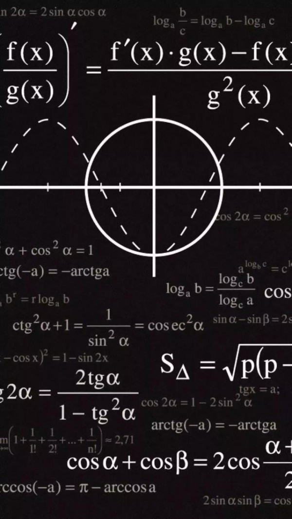 高中数学公式背景图片_高中数学公式壁纸