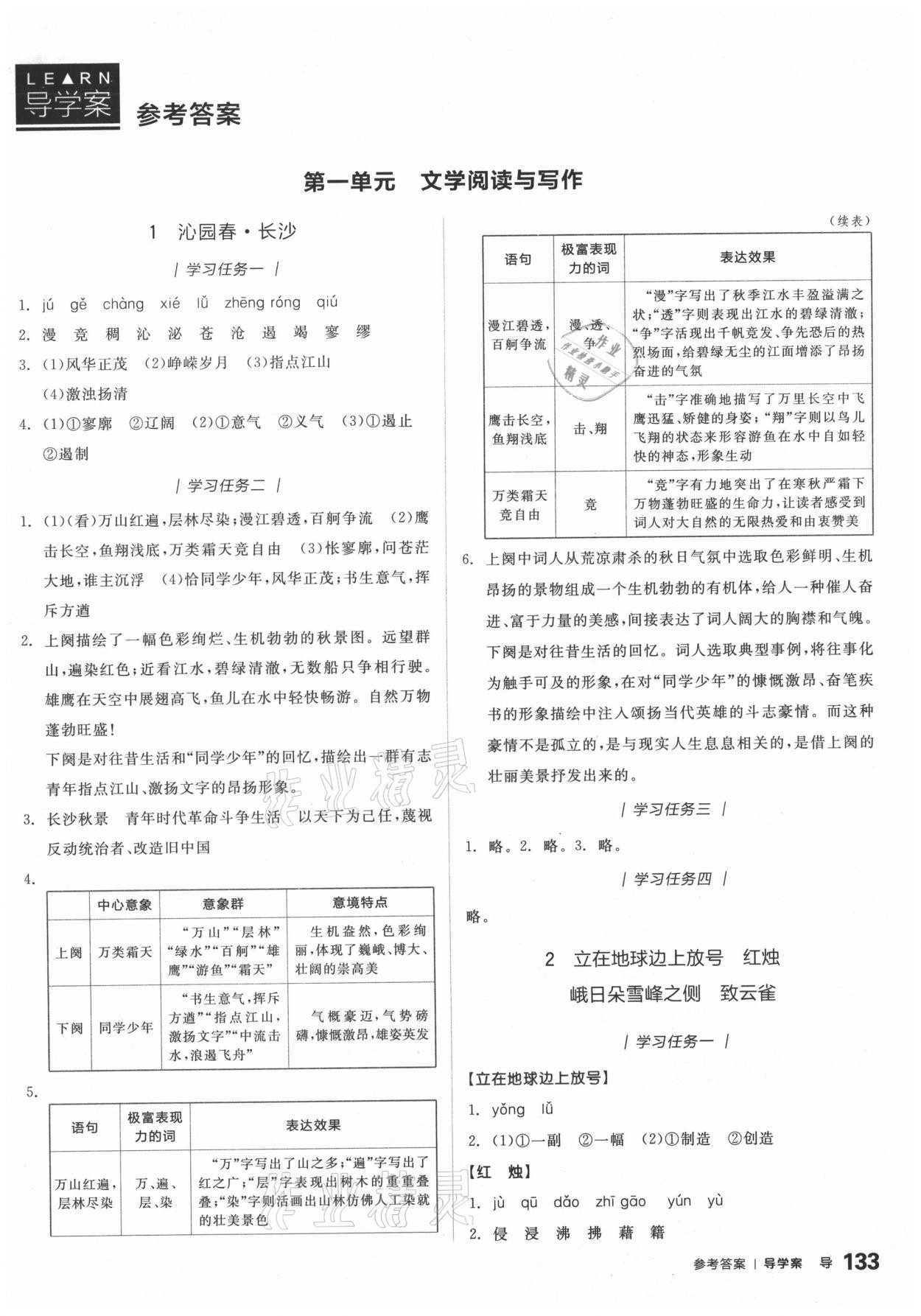 高中语文必修一学情分析(高中语文必修学情分析方案)