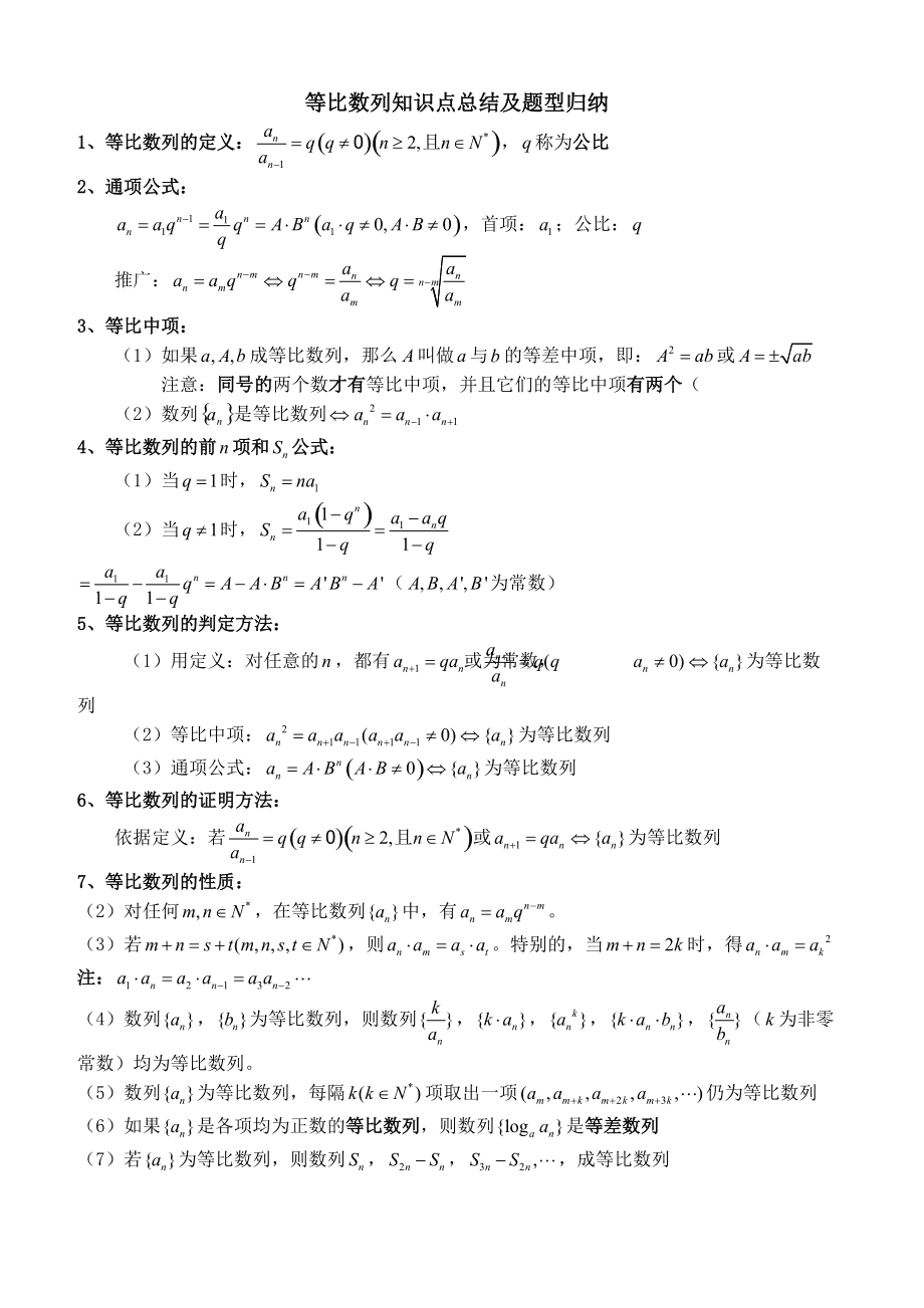 高中数学知识要点及解题方法精粹_高中数学知识点总结及附带题型解答知识点