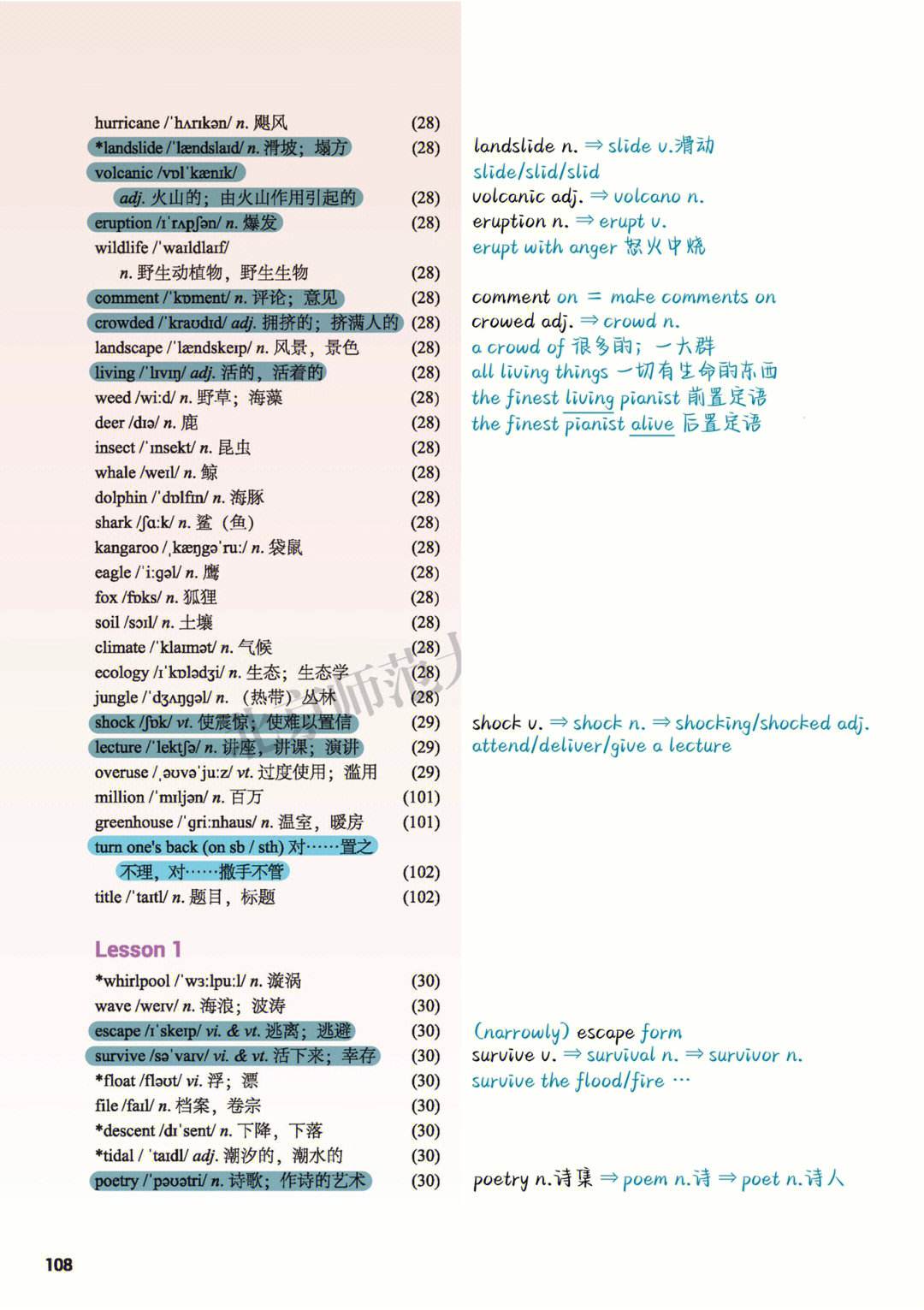 高中必修一到必修五英语单词表下载_高中英语必修一至必修五的单词