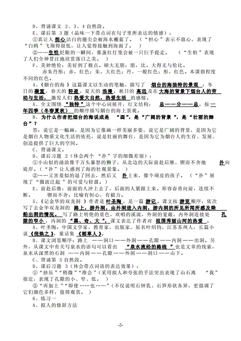 苏教版小学语文知识点总结大全图片(苏教版小学语文知识点总结大全)