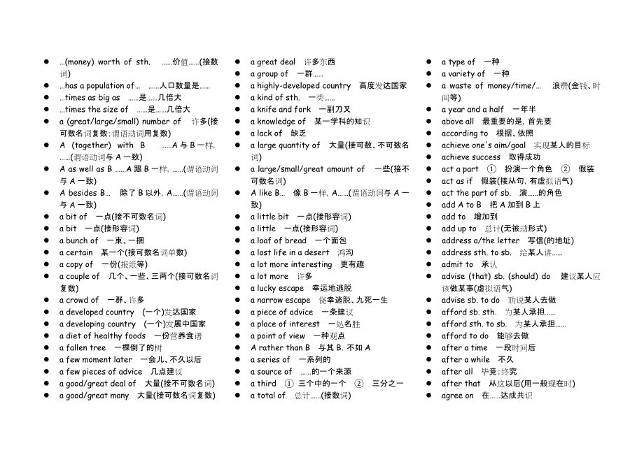 set短语归纳及用法_高中英语set短语