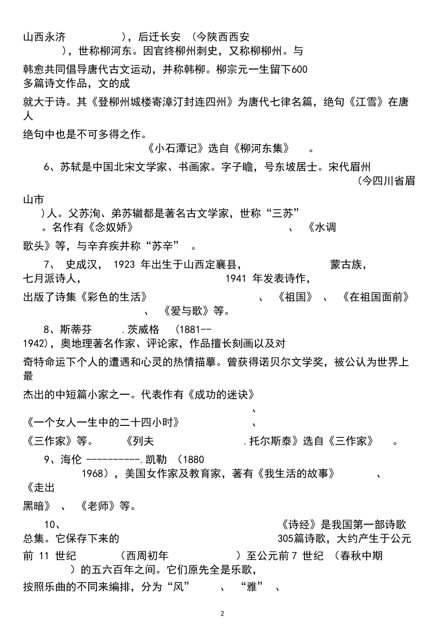 初中语文必考知识点归纳,非常实用!(初中语文必考知识点总结)