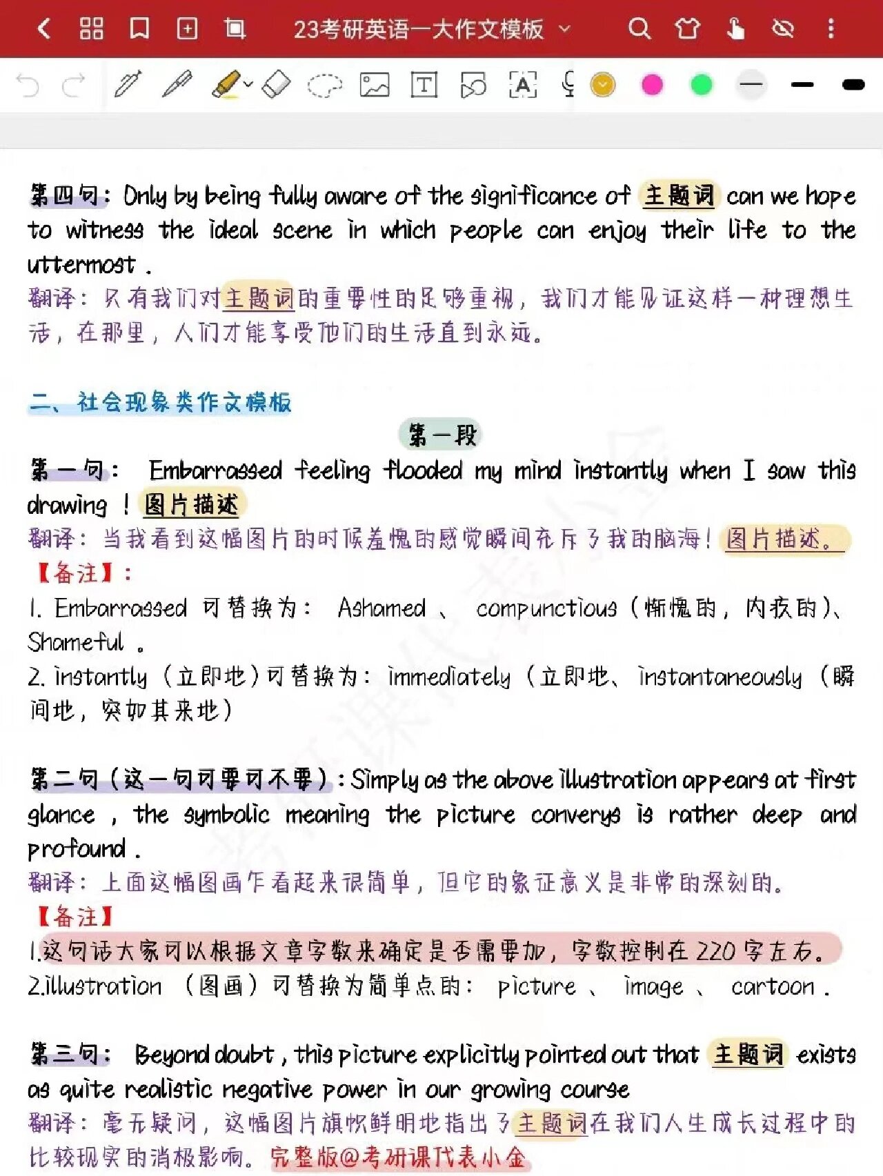 考研英语满分小作文_考研英语满分作文图片