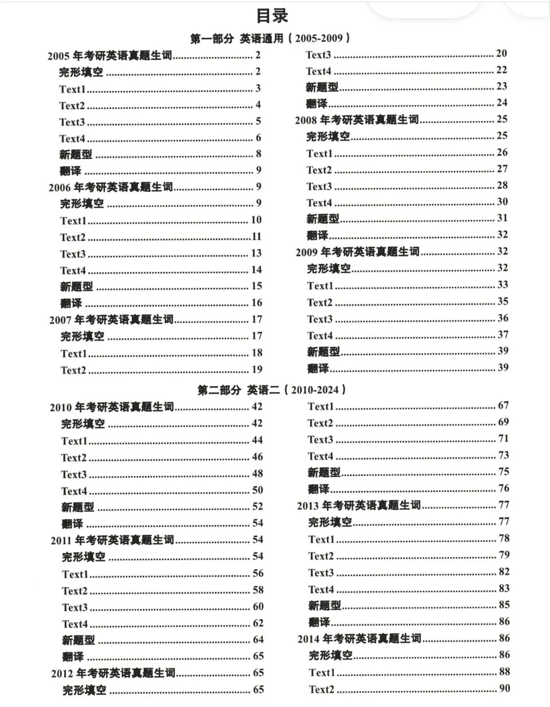 考研英语二新题型都是什么题型(考研英语二新题型有哪几种)