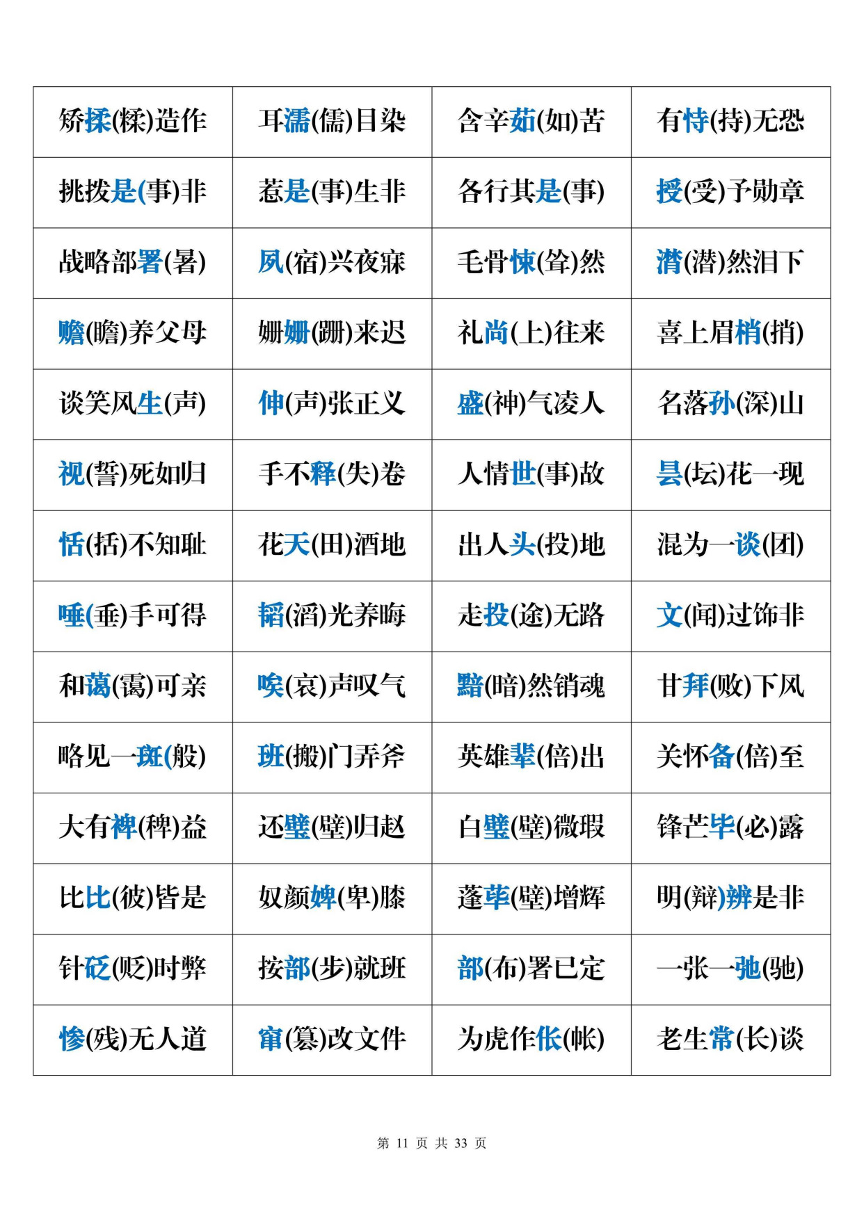 初中语文知识点总结整理大全_初中语文知识归纳总结打印版