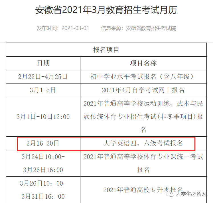 英语4级报名时间2021河北(英语4级报名时间2021)