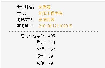 英语四级考试成绩查询_英语四级考试成绩查询入口